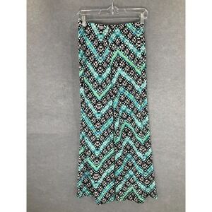 Women's Pants Wide Cut Flared‎ Patterned Pull On Hippie 70s Style Bohemian Sz S